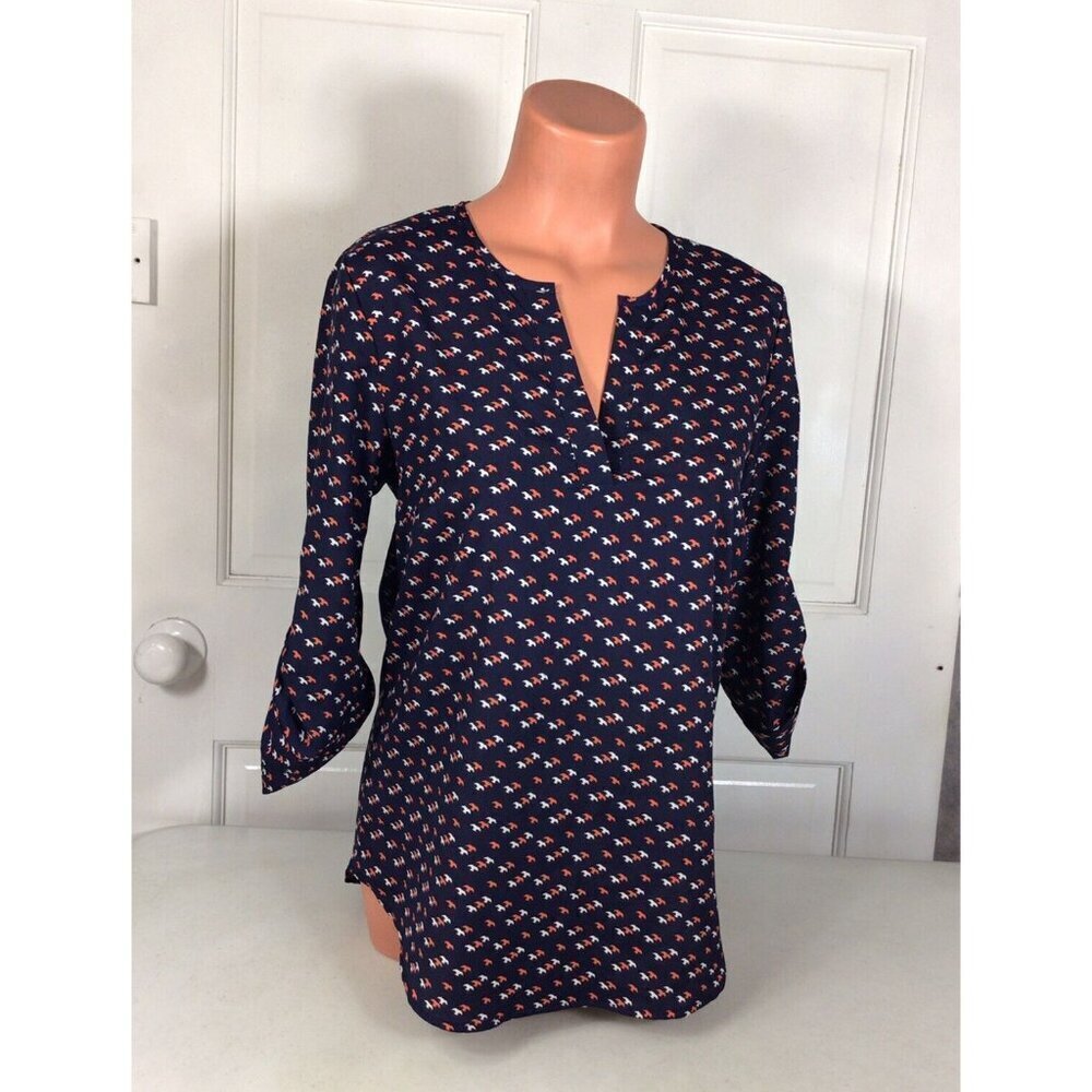 41 Hawthorn Bird Blouse Top Womens Small